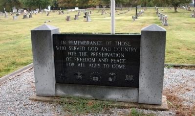 Romney Veterans Memorial Marker image. Click for full size.