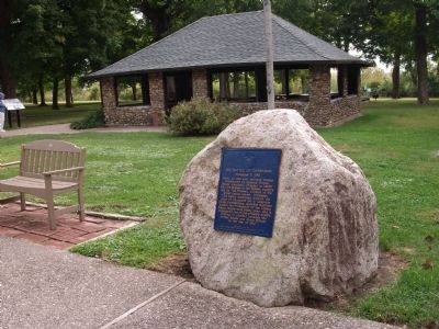 Wide View - - The Battle of Tippecanoe Marker. Click for full size. Wide View - - The Battle of Tippecanoe Marker image. Click for full size.