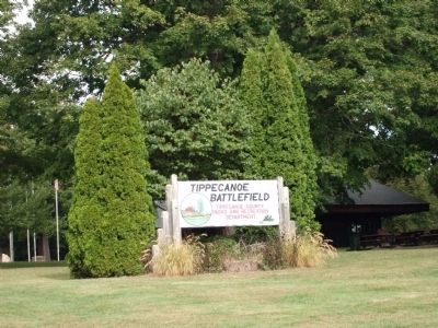 The Battle of Tippecanoe - - Sign. Click for full size. The Battle of Tippecanoe - - Sign image. Click for full size.