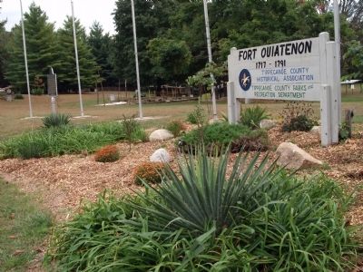 Sign - - Fort Ouiatenon image. Click for full size.