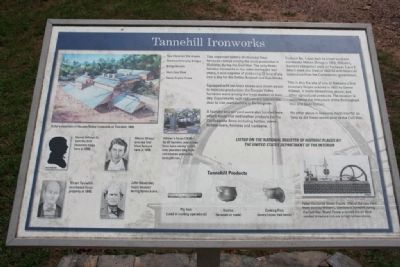 Tannehill Ironworks Marker image. Click for full size.