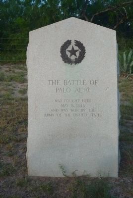 The Battle of Palo Alto Marker image. Click for full size.