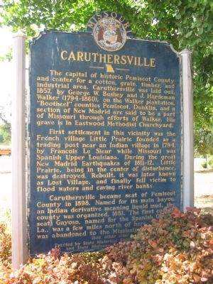 Caruthersville Marker image. Click for full size.