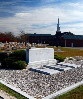 Olin D. Johnston Family Plot<br>Barkers Creek Baptist Church Cemetery image. Click for full size.