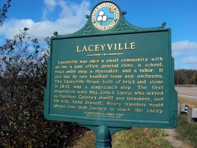 Laceyville Marker image. Click for full size.