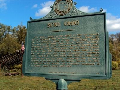 Scio, Ohio Marker image. Click for full size.