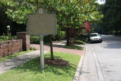 Home of Richard Henry Wilde Marker, looking east along Pickens Road image. Click for full size.