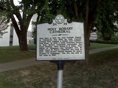 Holy Rosary Cathedral Marker image. Click for full size.