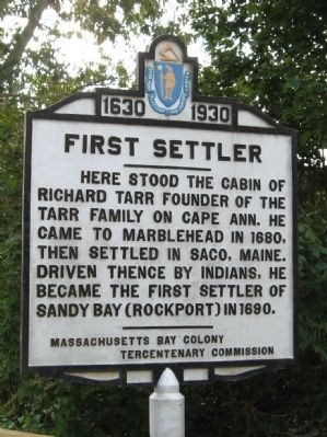 First Settler Marker image. Click for full size.