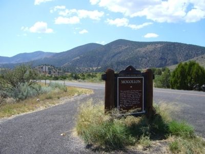 Mogollon Marker. Click for full size. Mogollon Marker image. Click for full size.