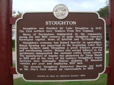 Stoughton Marker image. Click for full size.