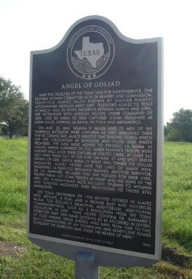 Angel of Goliad Marker image. Click for full size.