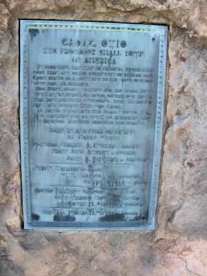 Cadiz, Ohio Marker. Click for full size. Cadiz, Ohio Marker image. Click for full size.