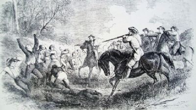 Massacre Engraving on Marker. Click for full size. Massacre Engraving on Marker image. Click for full size.