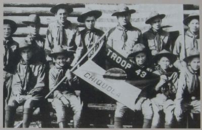 Boy Scout Troop 43, 1938 image. Click for full size.