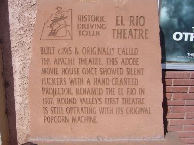 El Rio Theatre Marker image. Click for full size.