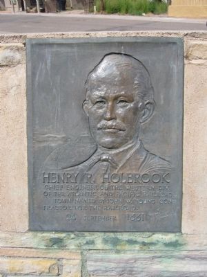 Henry R. Holbrook Marker image. Click for full size.