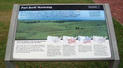 Fort Scott Yesterday Marker image. Click for full size.