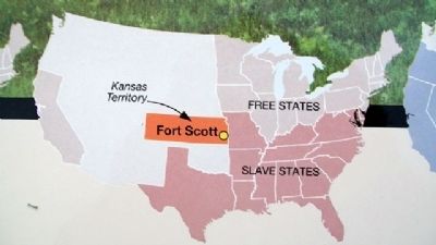 Bleeding Kansas Map on Marker image. Click for full size.