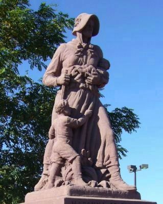 Madonna of the Trail Statue. Click for full size. Madonna of the Trail Statue image. Click for full size.