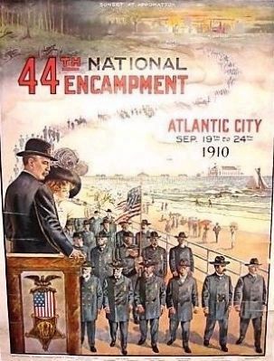44th National Encampment Grand Army of the Republic Marker. Click for full size. 44th National Encampment Grand Army of the Republic Marker image. Click for full size.