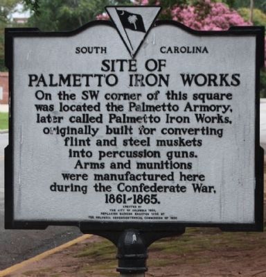 Site of Palmetto Iron Works Marker image. Click for full size.