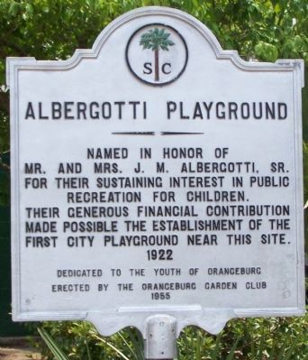Albergotti Playground Marker image. Click for full size.