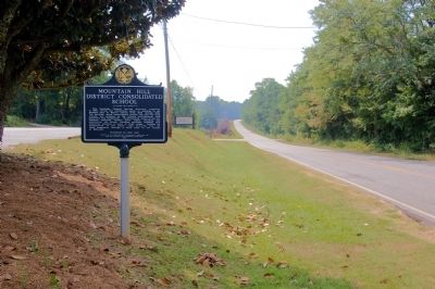 Mountain Hill District Consolidated School Marker image. Click for full size.