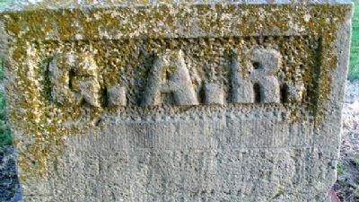 G.A.R.-W.R.C. Civil War Memorial Detail image. Click for full size.