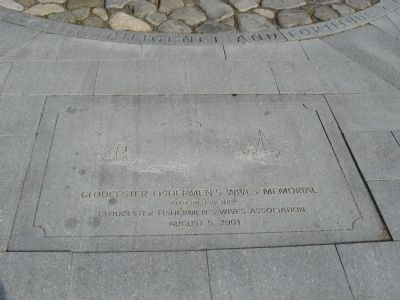 Gloucester Fishermen's Wives Memorial. Click for full size. Gloucester Fishermen's Wives Memorial image. Click for full size.