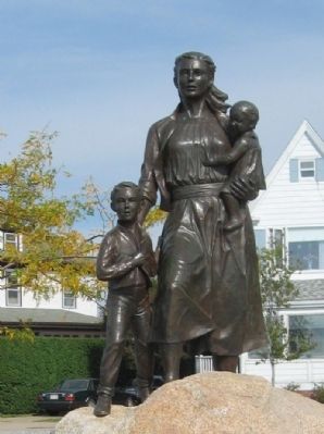 Gloucester Fishermen's Wives Memorial. Click for full size. Gloucester Fishermen's Wives Memorial image. Click for full size.