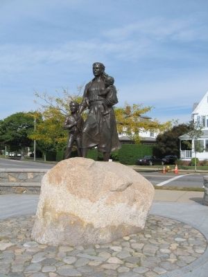 Gloucester Fishermen's Wives Memorial. Click for full size. Gloucester Fishermen's Wives Memorial image. Click for full size.