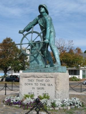 Man at the Wheel Statue image. Click for full size.