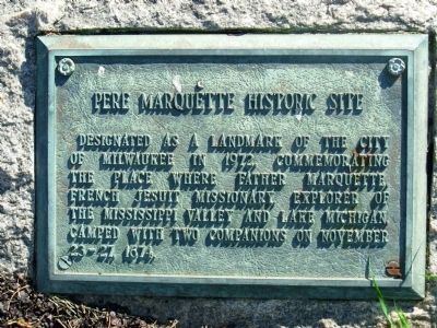 Pere Marquette Historic Site Marker image. Click for full size.