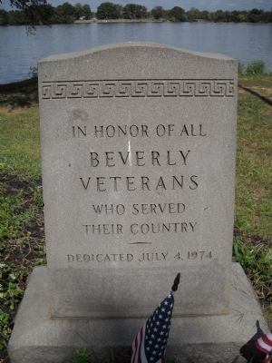 Beverly Veterans Marker image. Click for full size.