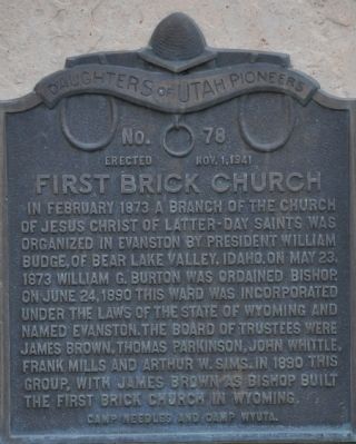 First Brick Church Marker image. Click for full size.