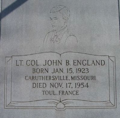 Portrait of Lt. Col. England. Click for full size. Portrait of Lt. Col. England image. Click for full size.