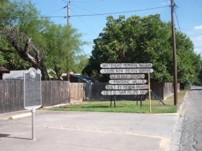 Roy Bean<small>, C. S. A.</small> Marker. Click for full size. Roy Bean<small>, C. S. A.</small> Marker image. Click for full size.
