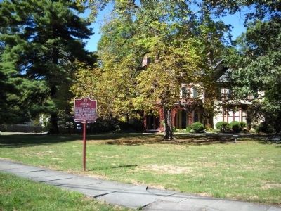 Marker at Acorn Hall image. Click for full size.
