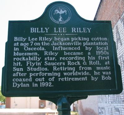 Billy Lee Riley Marker image. Click for full size.