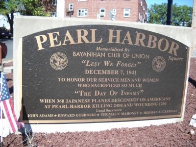 Pearl Harbor Square Marker. Click for full size. Pearl Harbor Square Marker image. Click for full size.