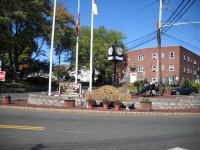 Marker at Union Center. Click for full size. Marker at Union Center image. Click for full size.