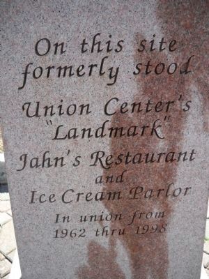 Jahn's Restaurant & Ice Cream Parlor Marker image. Click for full size.
