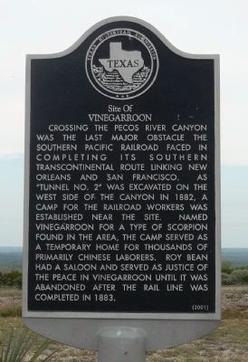 Site of Vinegarroon Marker image. Click for full size.