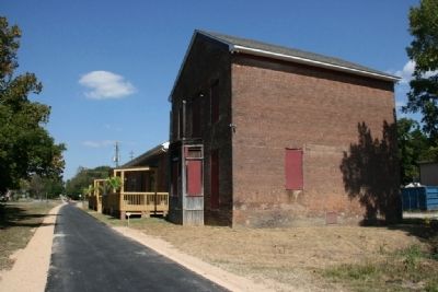 The Jacksonville Depot and the Chief Ladiga Trail. Click for full size. The Jacksonville Depot and the Chief Ladiga Trail image. Click for full size.