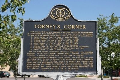 Forney’s Corner Marker image. Click for full size.