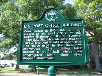 U.S. Post Office Building Marker image. Click for full size.