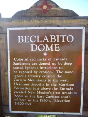 Beclabito Dome Marker image. Click for full size.
