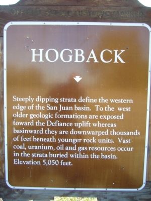 Hogback Marker image. Click for full size.