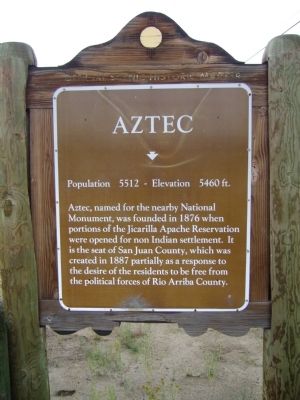 Aztec Marker image. Click for full size.